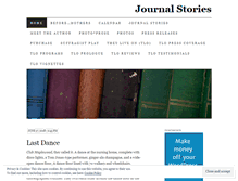 Tablet Screenshot of journalartspress.com